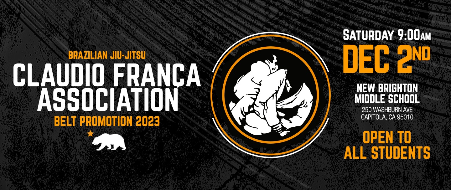 Claudio França BJJ Claudio Franca Association: Belt Promotion 2023